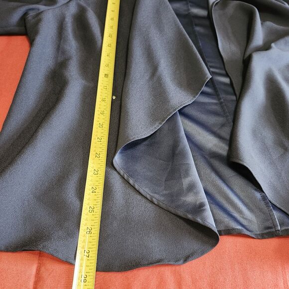 Catherines 2pc Cardigan Tank Set Navy Blue Abstract Plus Size 1X 2X - Picture 13 of 13